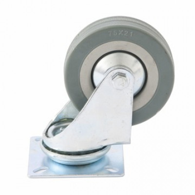 Колесо 100 мм поворотное на площадке Колесо 100 мм поворотное на площадке