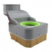 Щетка-насадка 100 мм разборная пластиковая (серая)